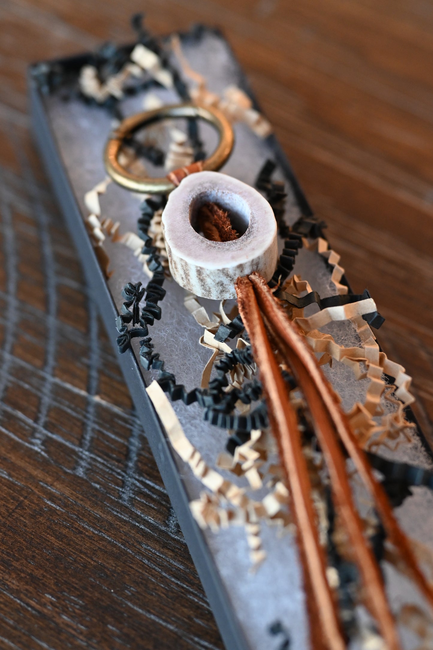 Deer Antler Keyring