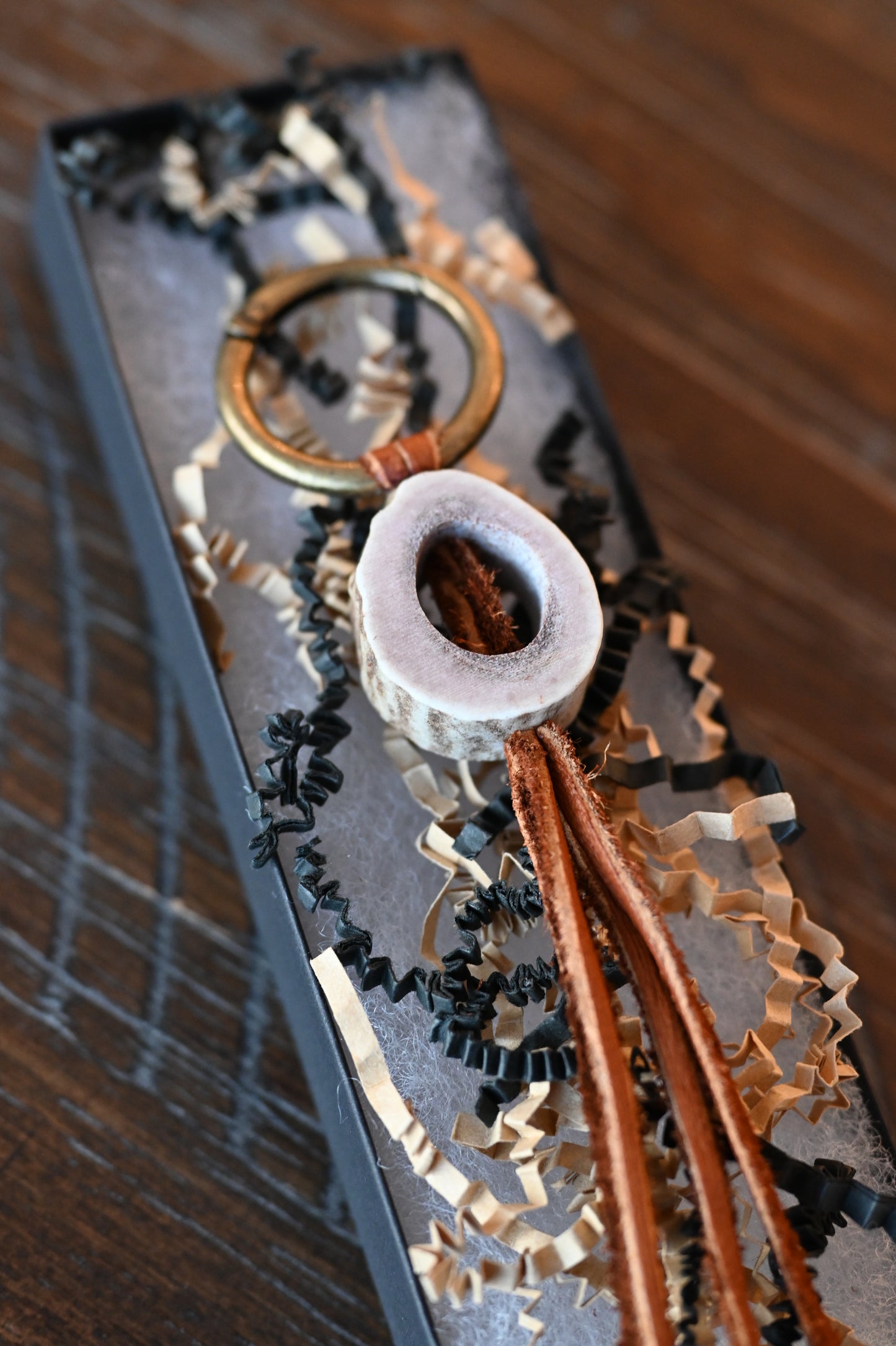 Deer Antler Keyring
