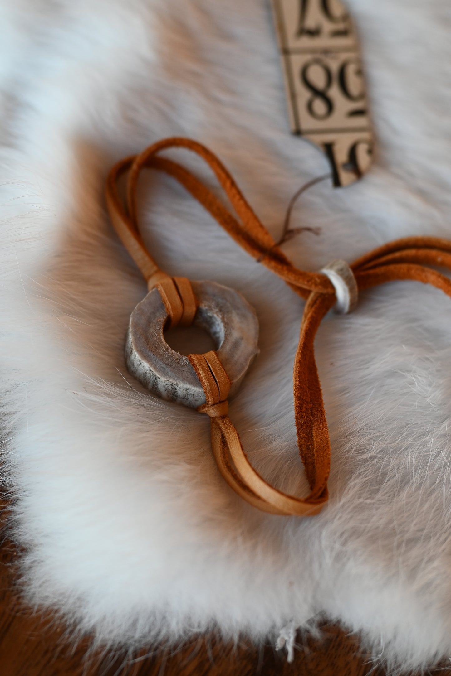 Medium Leather Antler Bracelet