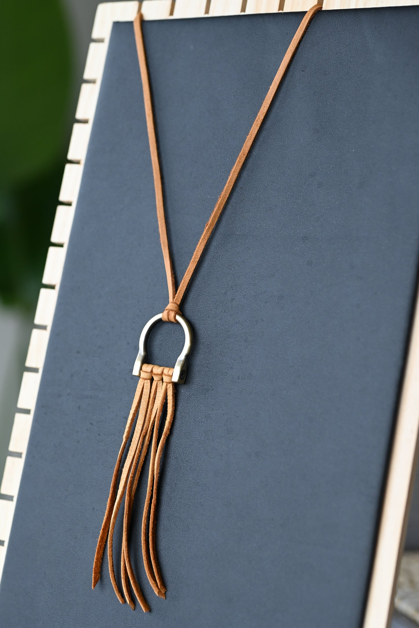 Hide & Iron Necklace