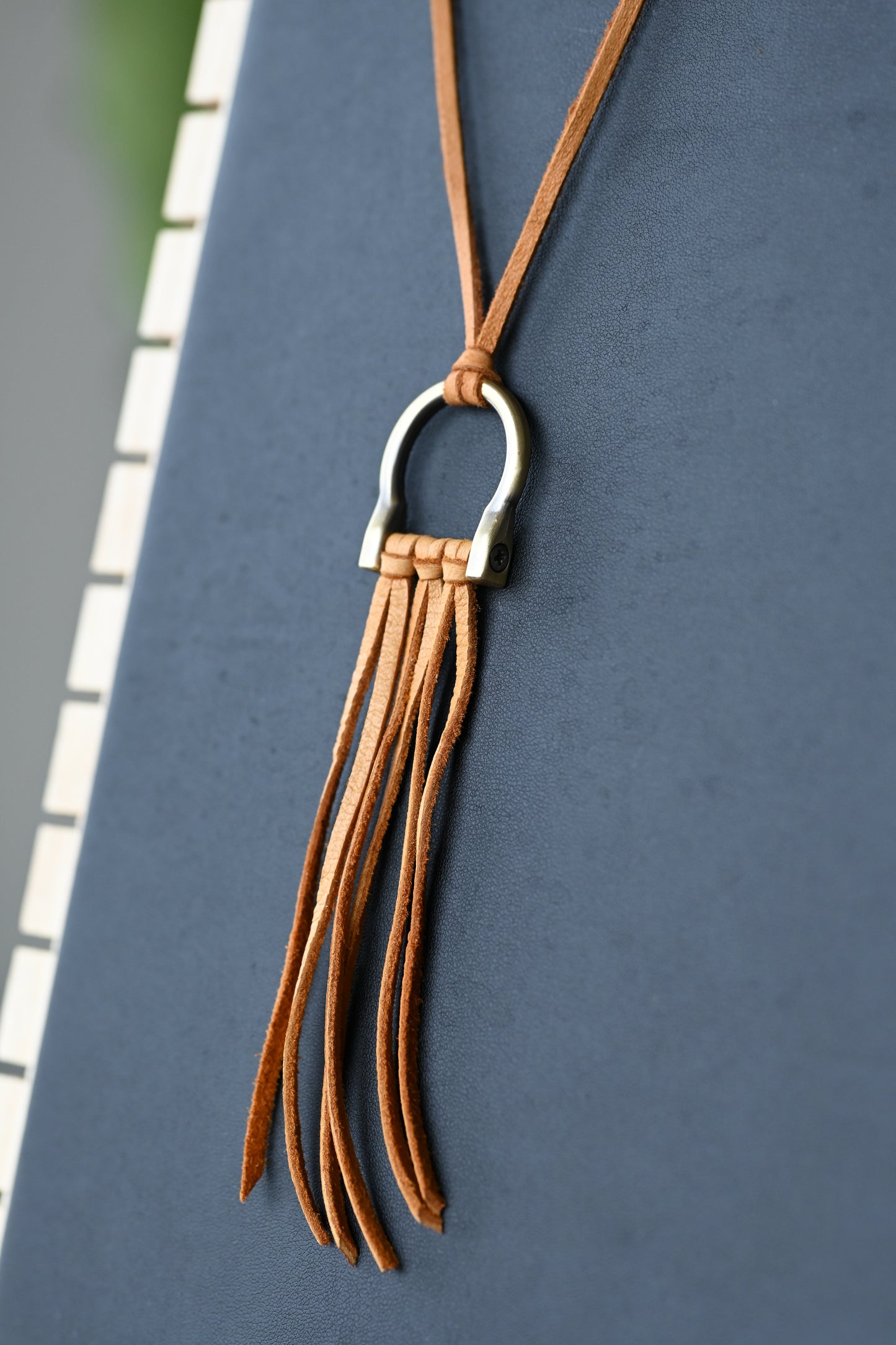 Hide & Iron Necklace